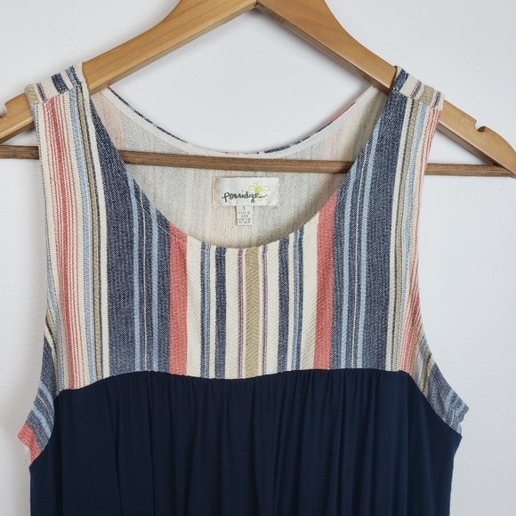Anthro Porridge Cayucos stripe bubble hem dress - Picture 7 of 9